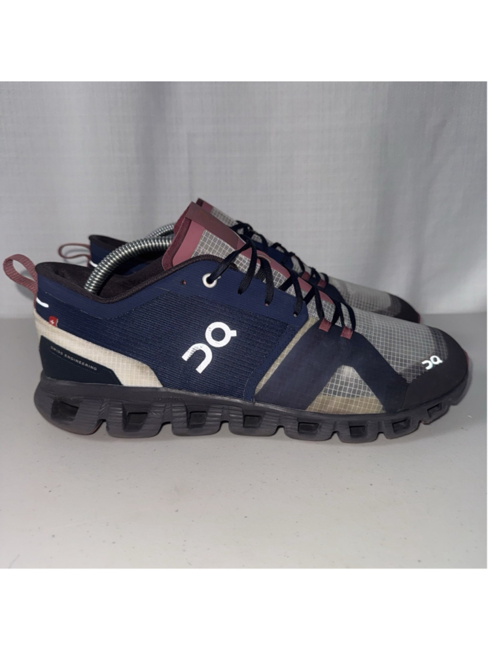 On Cloud X Shift Ink/Cherry Men's Size 10 Athletic Running Sneaker - Picture 3 of 12